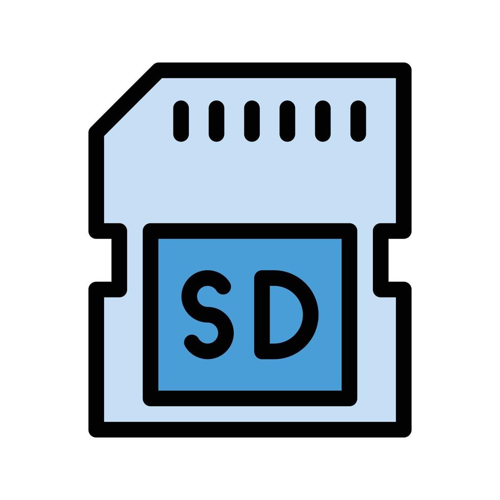 sd-kort vektorillustration på en bakgrund. Premium kvalitet symbols.vector ikoner för koncept och grafisk design. vektor