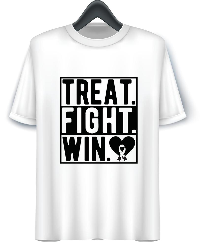 bröst cancer t-shirt bunt, typografi t-shirt design vektor