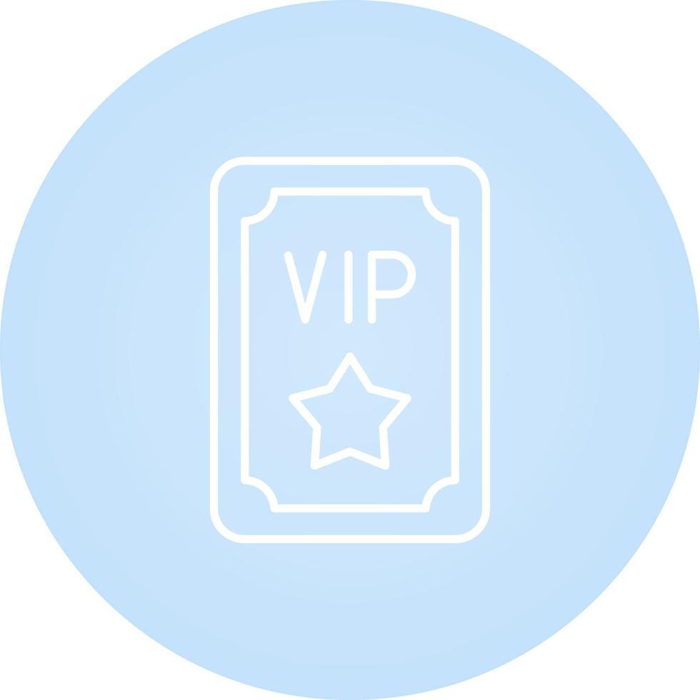 VIP-Pass-Vektor-Symbol vektor