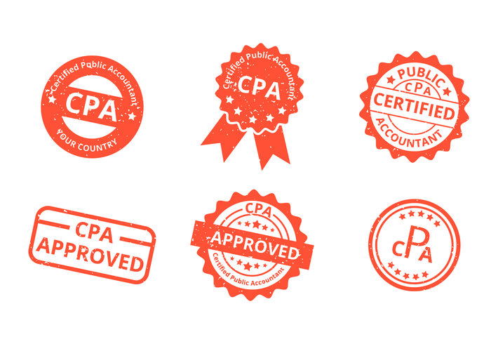 Grunge CPA Stempel Vektor