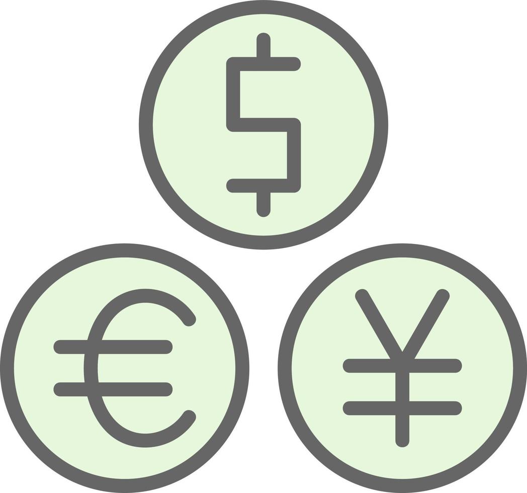 valuta vektor ikon design