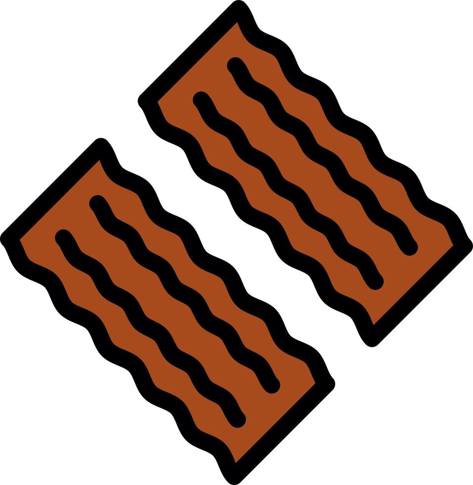 bacon vektor ikon design