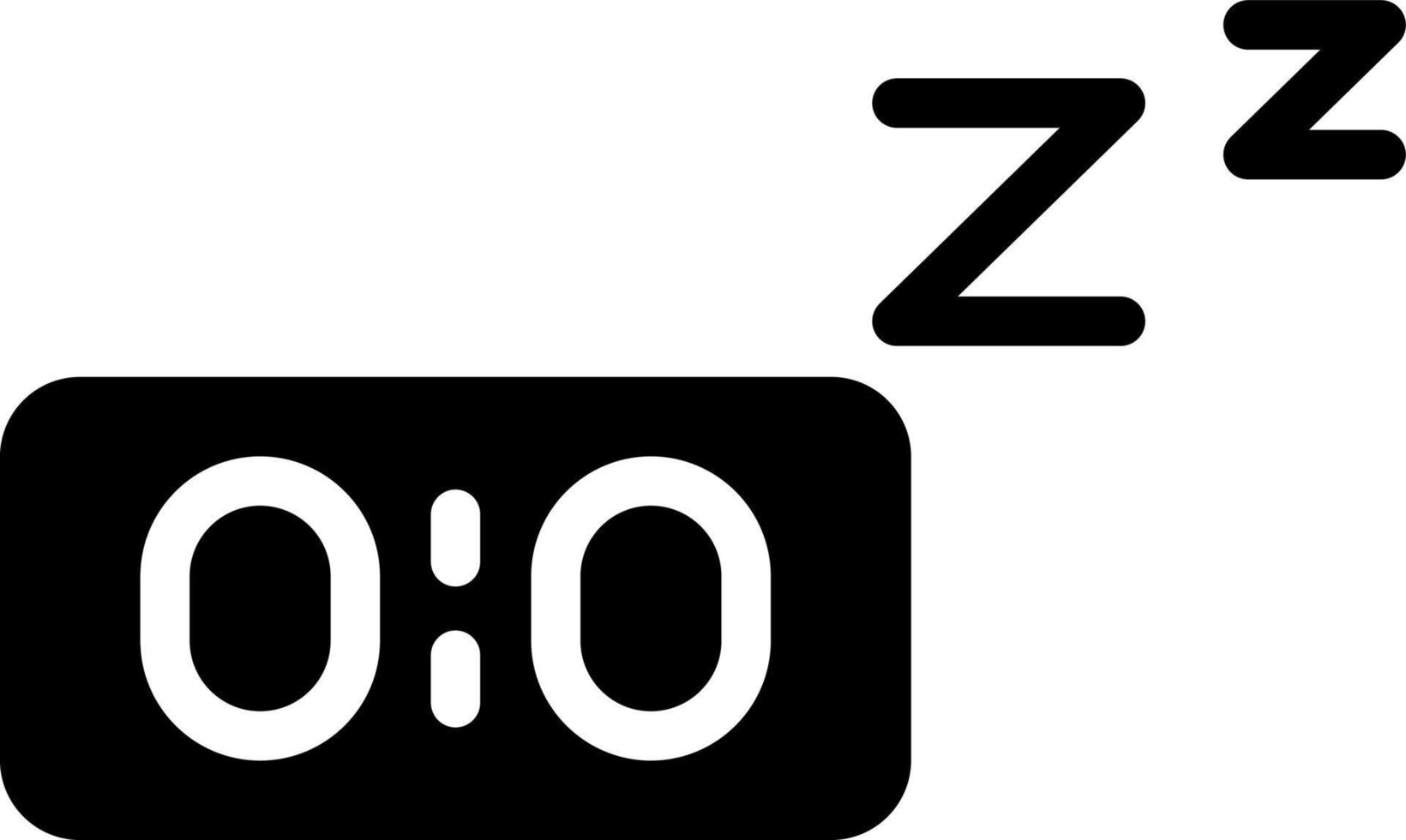 Snooze-Vektor-Icon-Design vektor