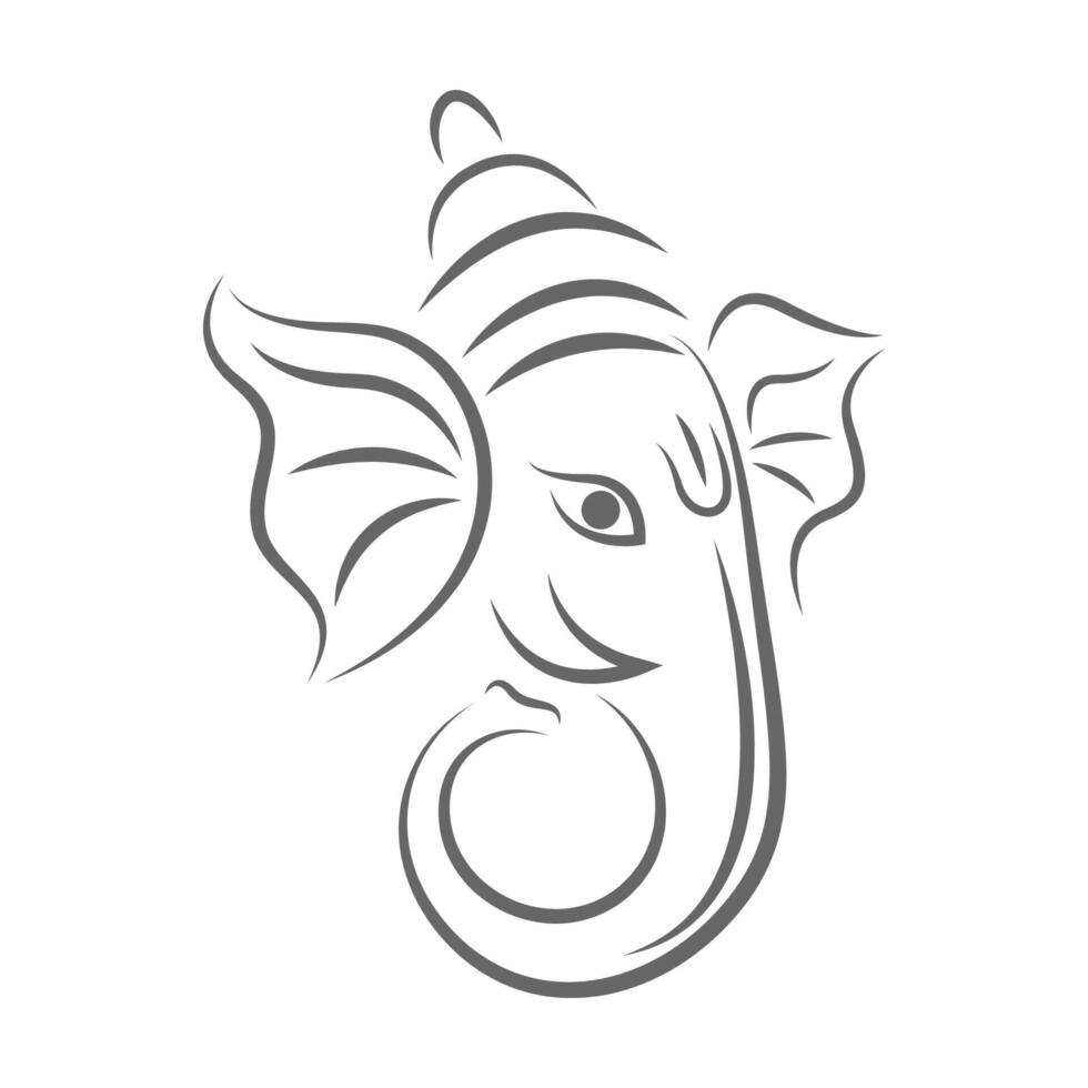 Elefant-Symbol-Logo-Design vektor