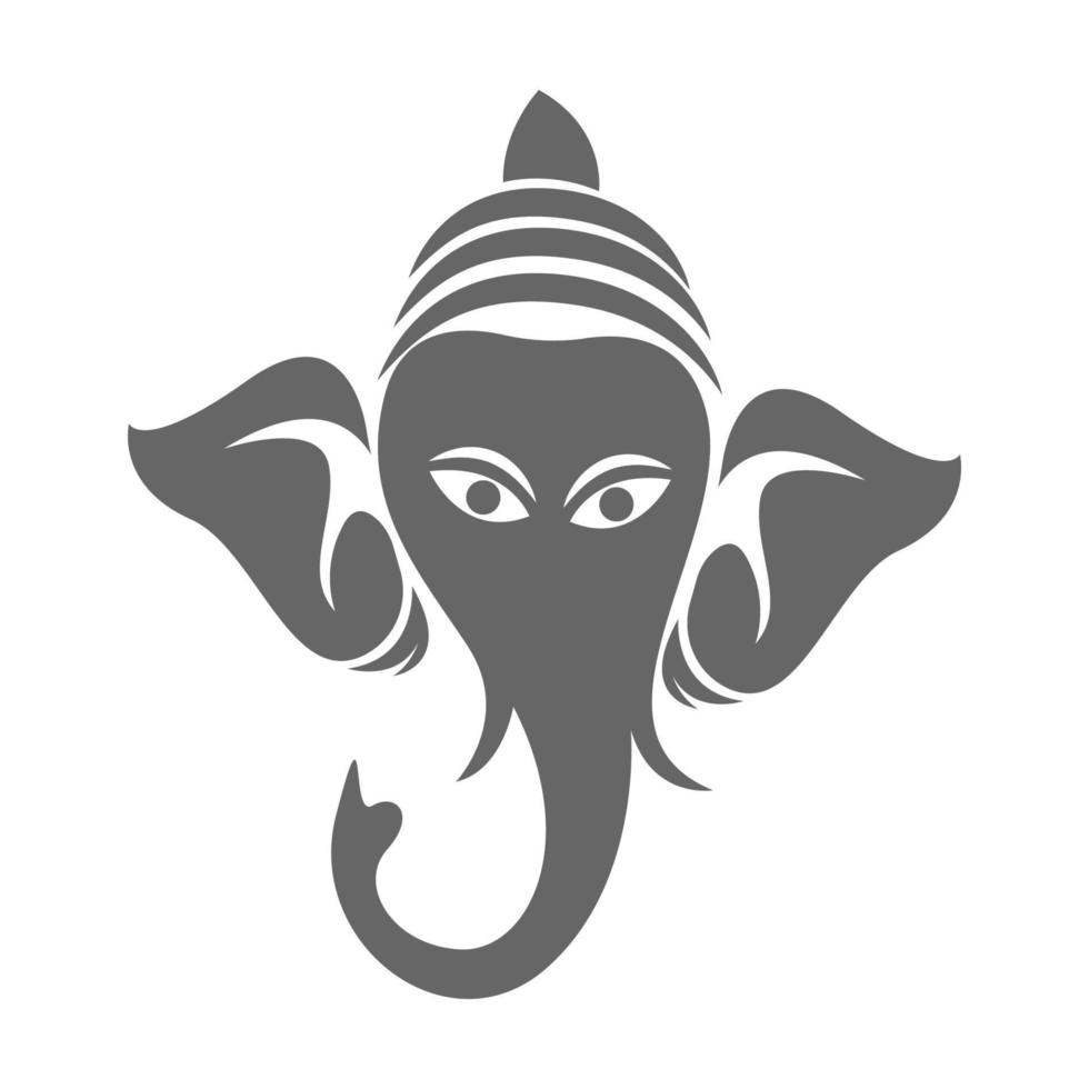 elefant ikon logotyp design vektor