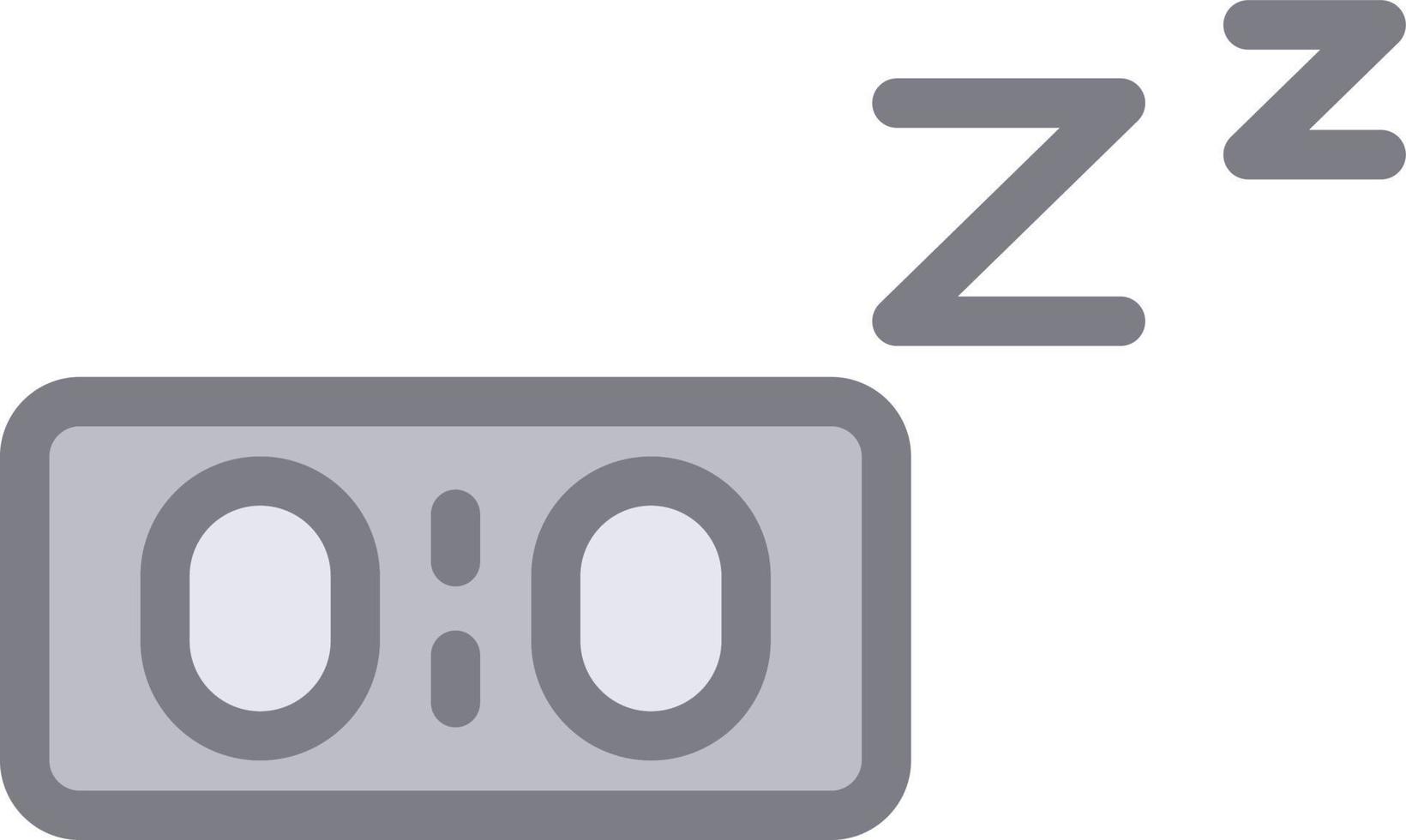Snooze-Vektor-Icon-Design vektor