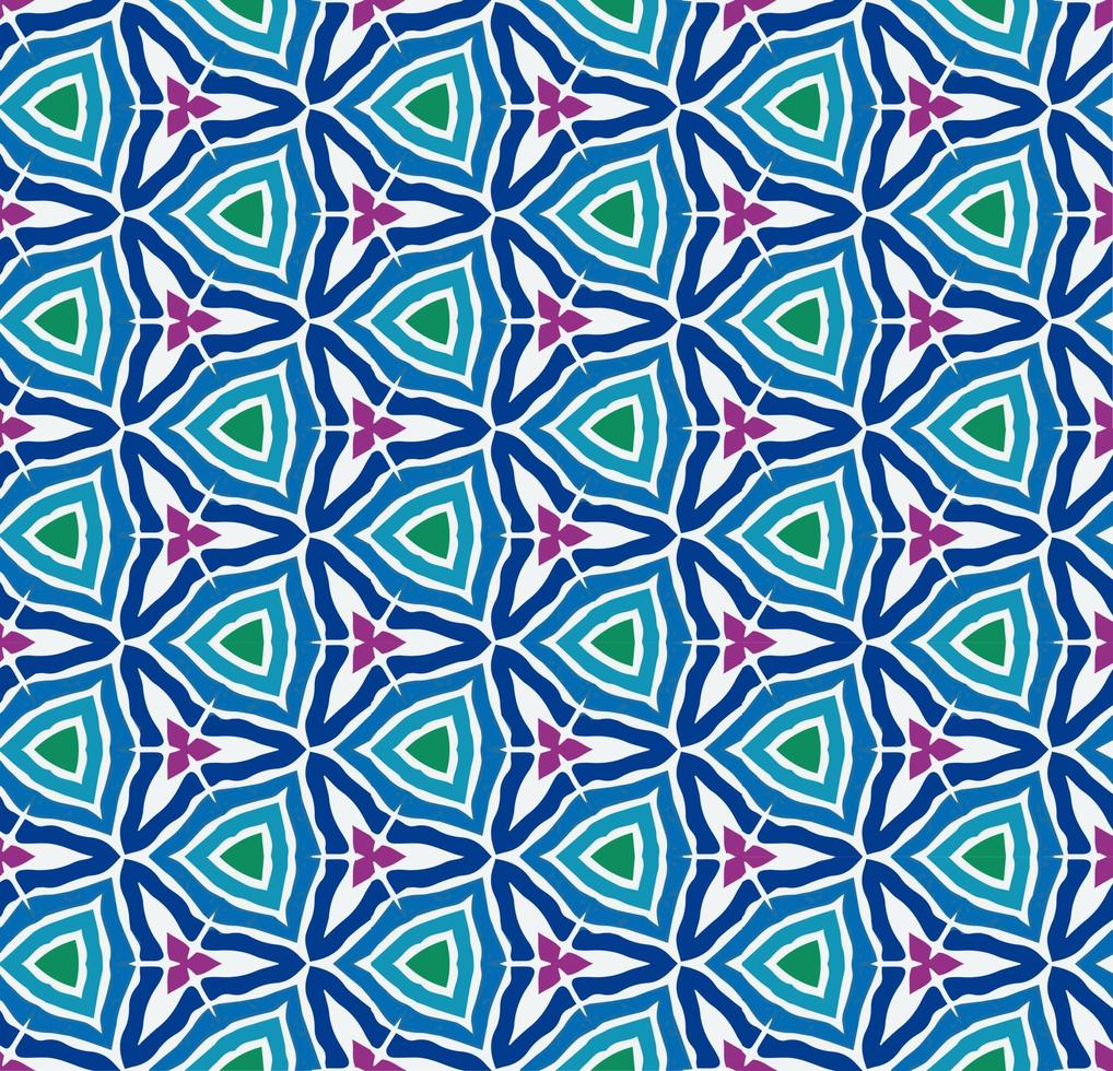 mång Färg sömlös abstrakt mönster. bakgrund och bakgrund. mång färgad. färgrik dekorativ design. färgad mosaik- ornament. vektor grafisk illustration.