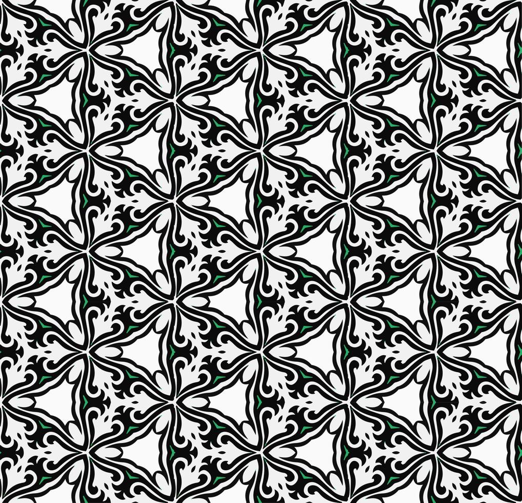 mehrfarbiges nahtloses abstraktes Muster. Hintergrund und Hintergrund. mehrfarbig. farbenfrohes ornamentales Design. farbige Mosaikornamente. Vektorgrafik. vektor