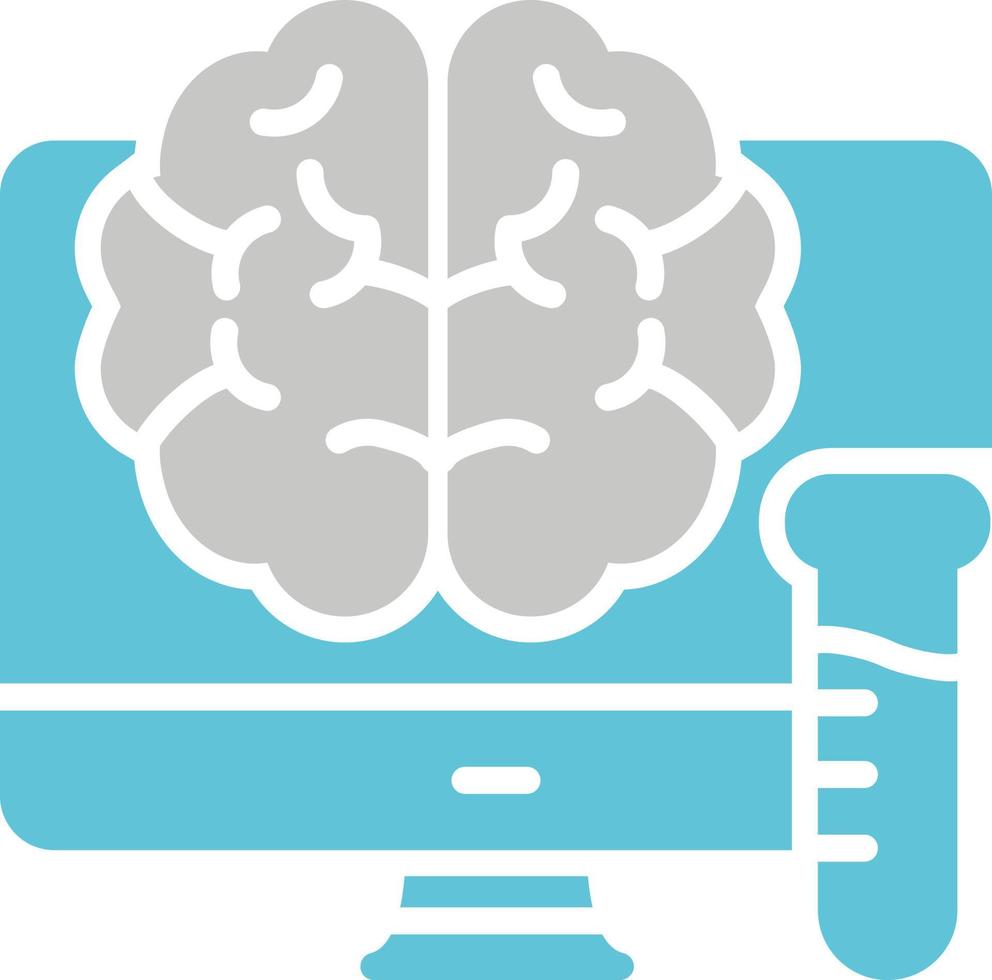 Vektorsymbol für Neurowissenschaften vektor