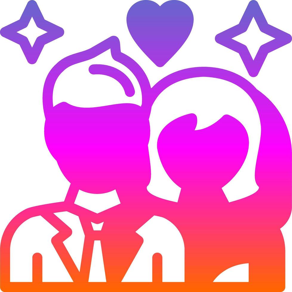 Marrige-Vektor-Icon-Design vektor