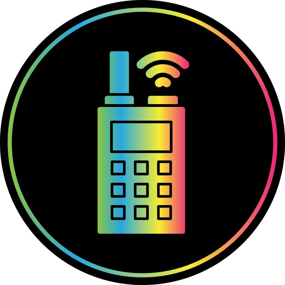 Walkie-Talkie-Vektor-Icon-Design vektor