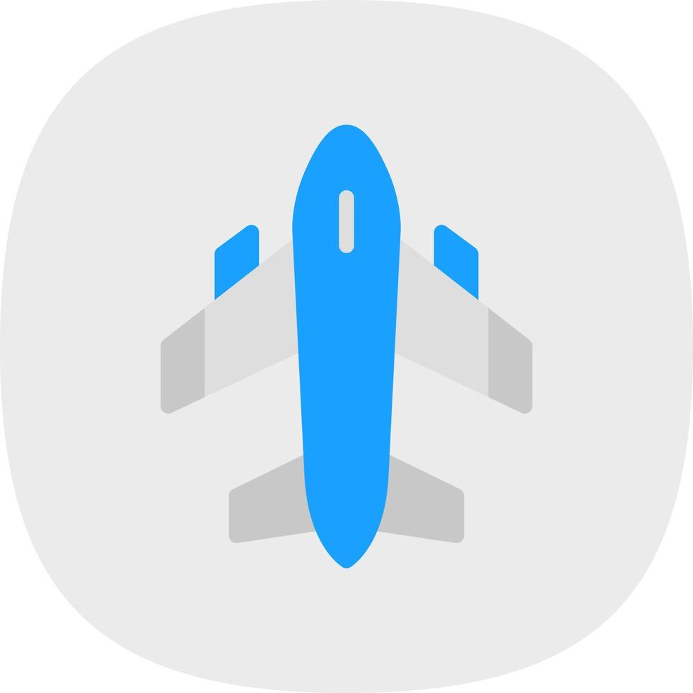 Flugzeug-Vektor-Icon-Design vektor