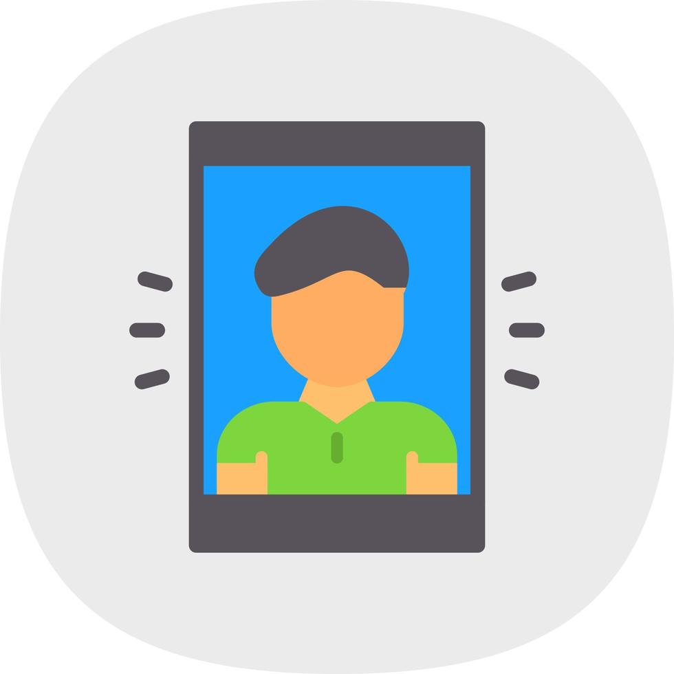 Selfie-Vektor-Icon-Design vektor