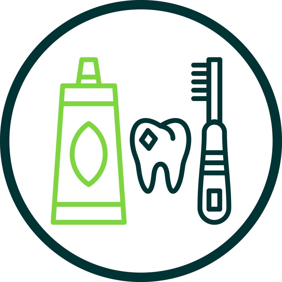 Zahnhygiene-Vektor-Icon-Design vektor