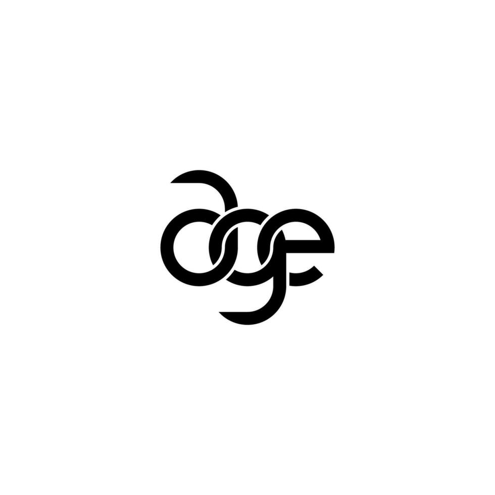 brev ålder logotyp enkel modern rena vektor