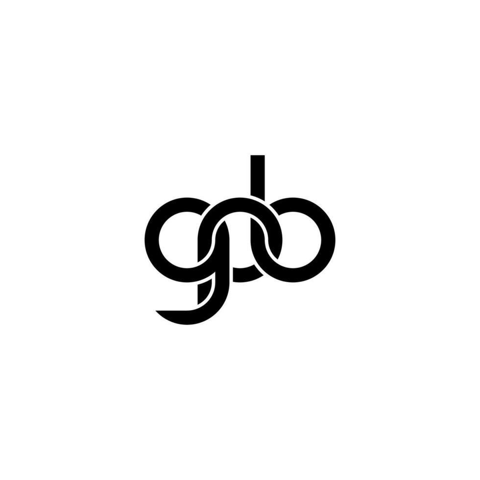 buchstaben gpb logo einfach modern sauber vektor