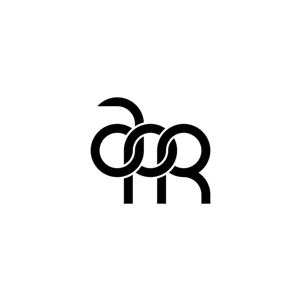 brev apr logotyp enkel modern rena vektor