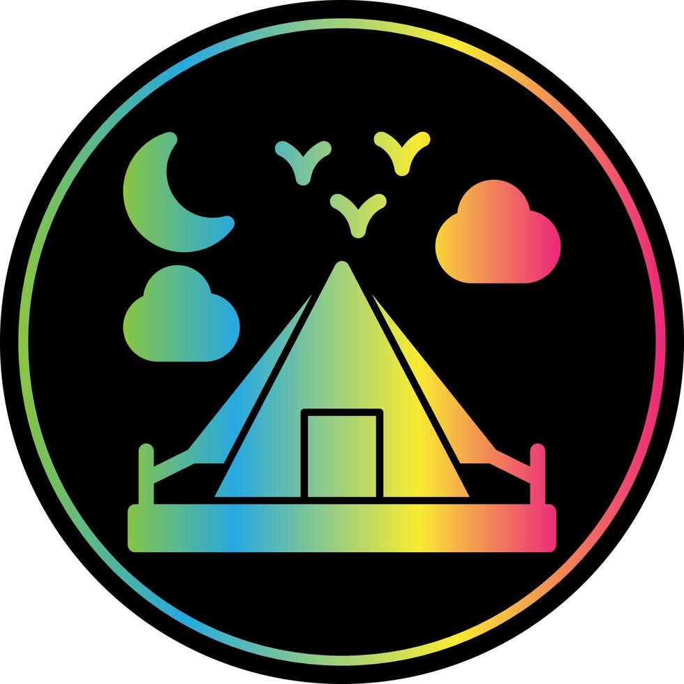 Camping-Vektor-Icon-Design vektor