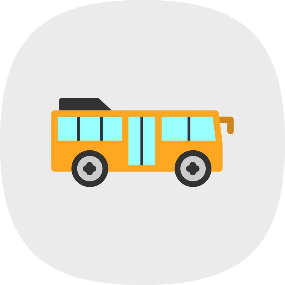 Bus-Vektor-Icon-Design vektor