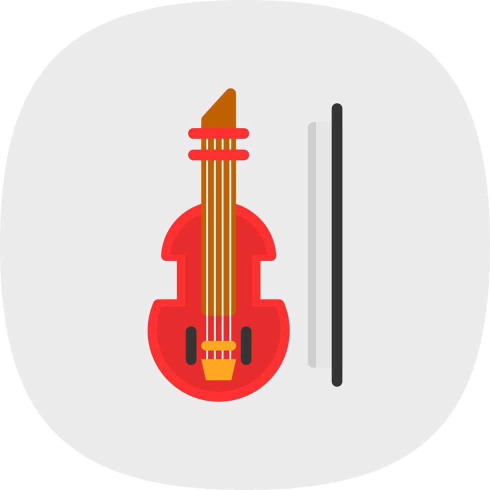 Violine-Vektor-Icon-Design vektor