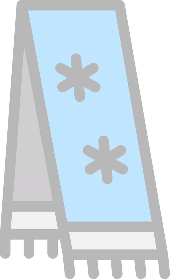 Schal-Vektor-Icon-Design vektor