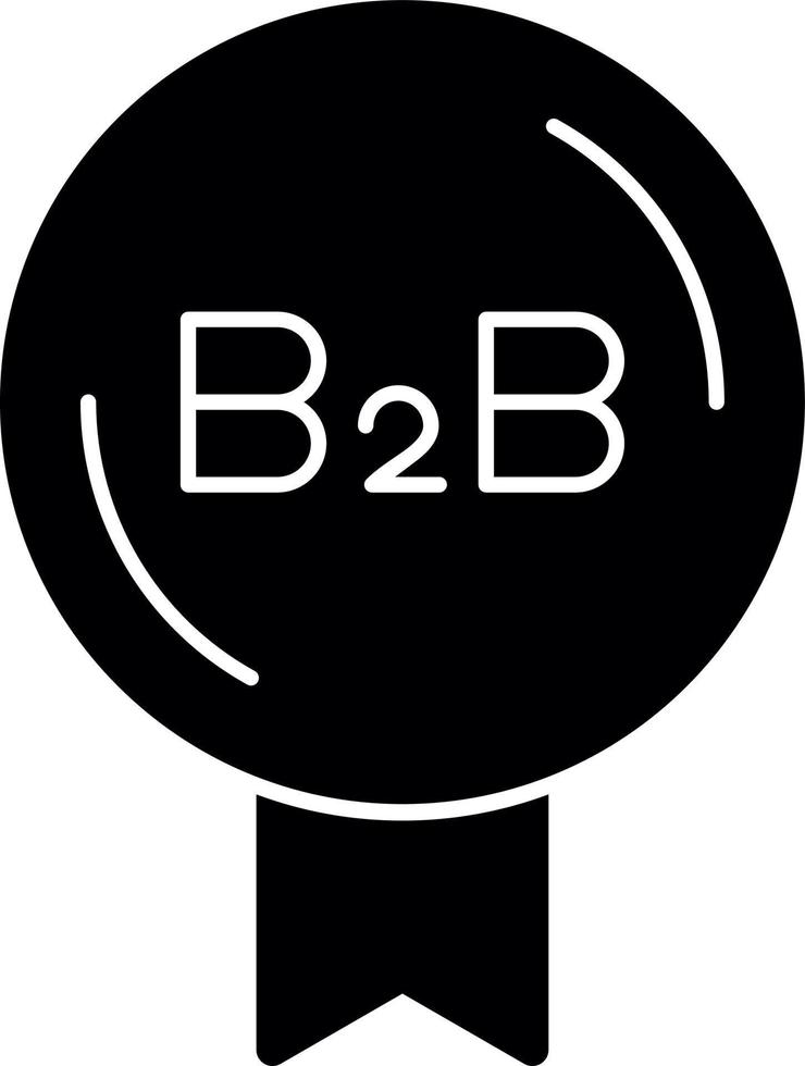b2b vektor ikon design