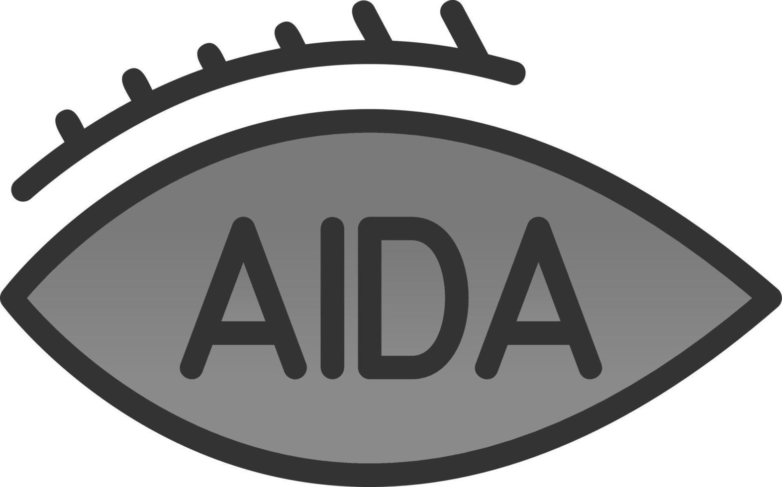 Aida-Vektor-Icon-Design vektor