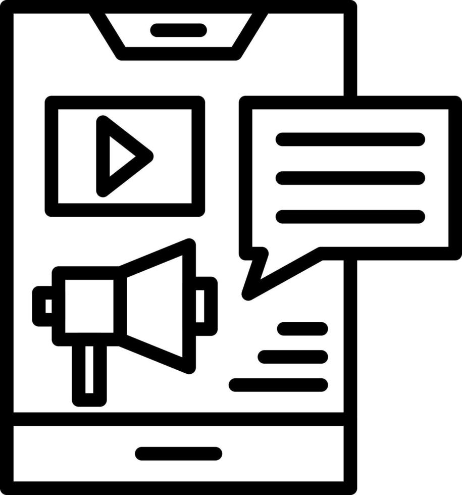 Design von Vektorsymbolen für die Produktion von Inhalten vektor