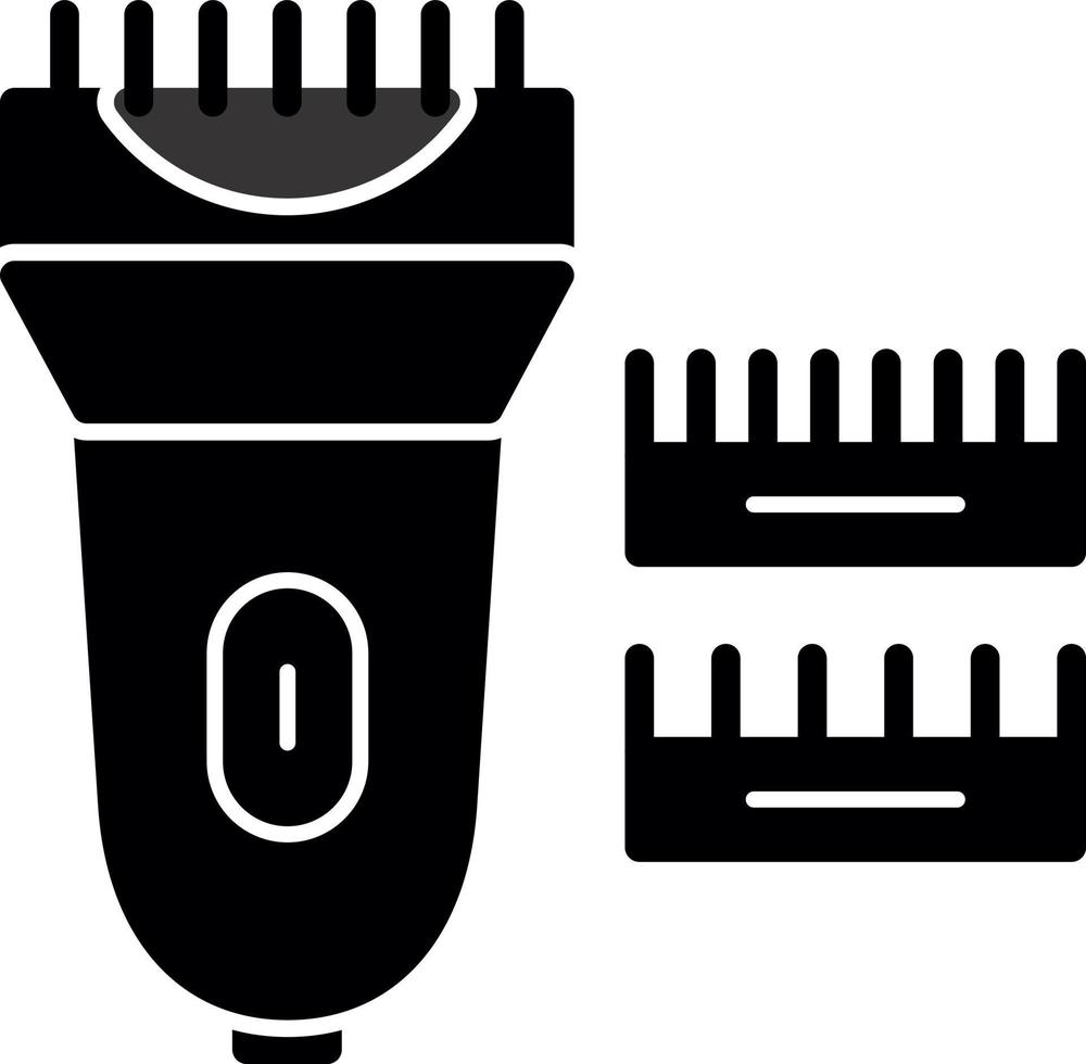 Trimmer-Vektor-Icon-Design vektor