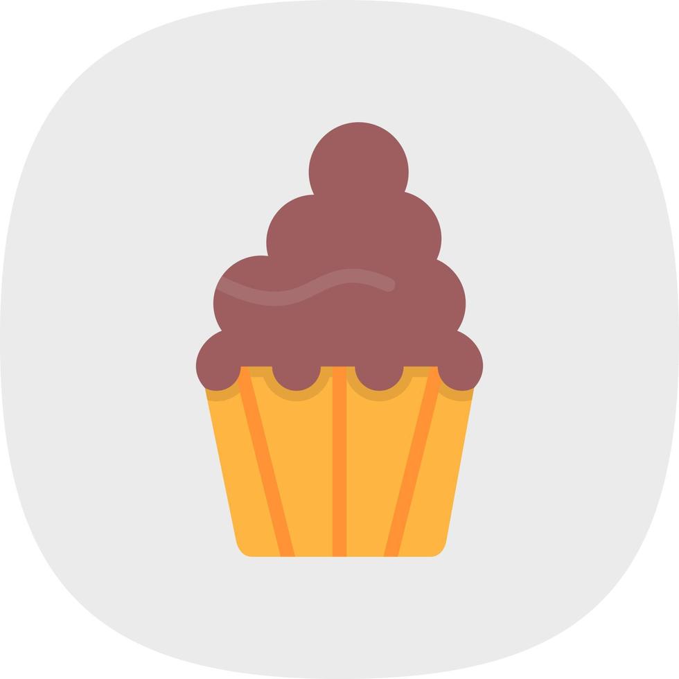 Cupcake-Vektor-Icon-Design vektor