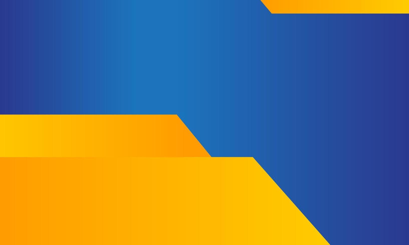 moderner geometrischer blauer orangefarbener Hintergrund für Geschäftspräsentation vektor