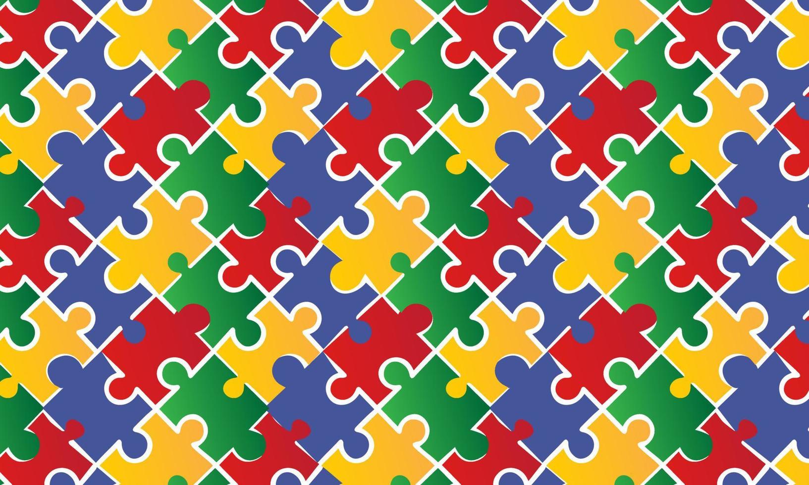 mehrfarbiger Puzzle-Hintergrund Hintergrund-Design Vektor-Hintergrund für Business-Präsentation vektor