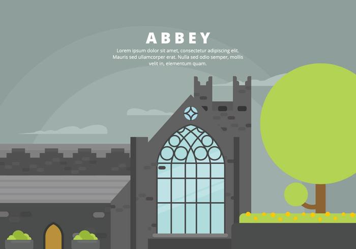 abbey illustration vektor