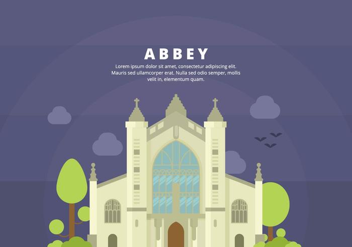 abbey illustration vektor