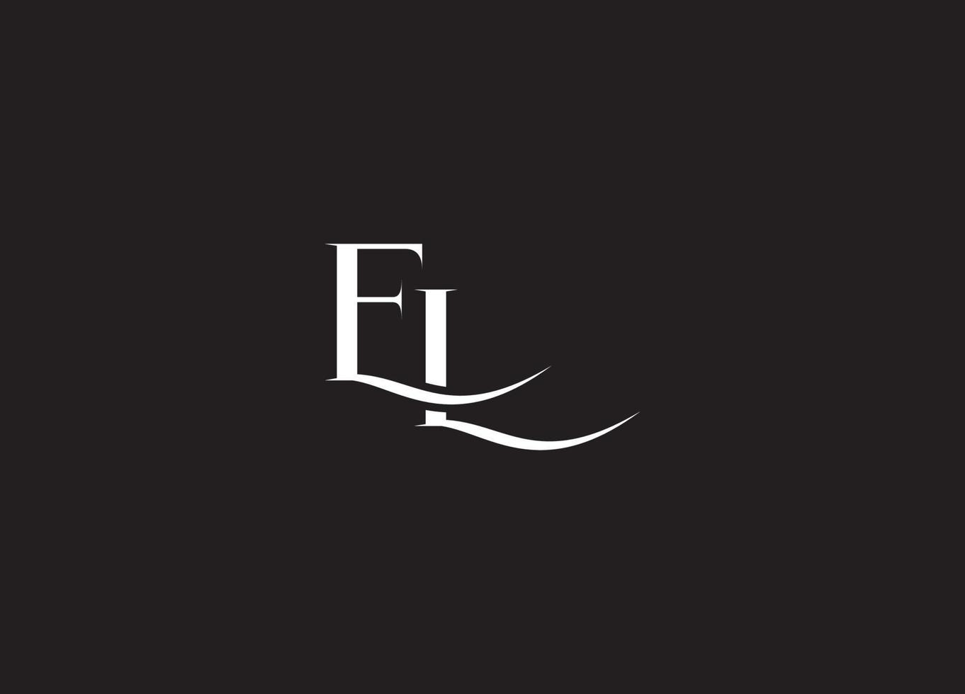 el-Logo-Design und Firmenlogo vektor