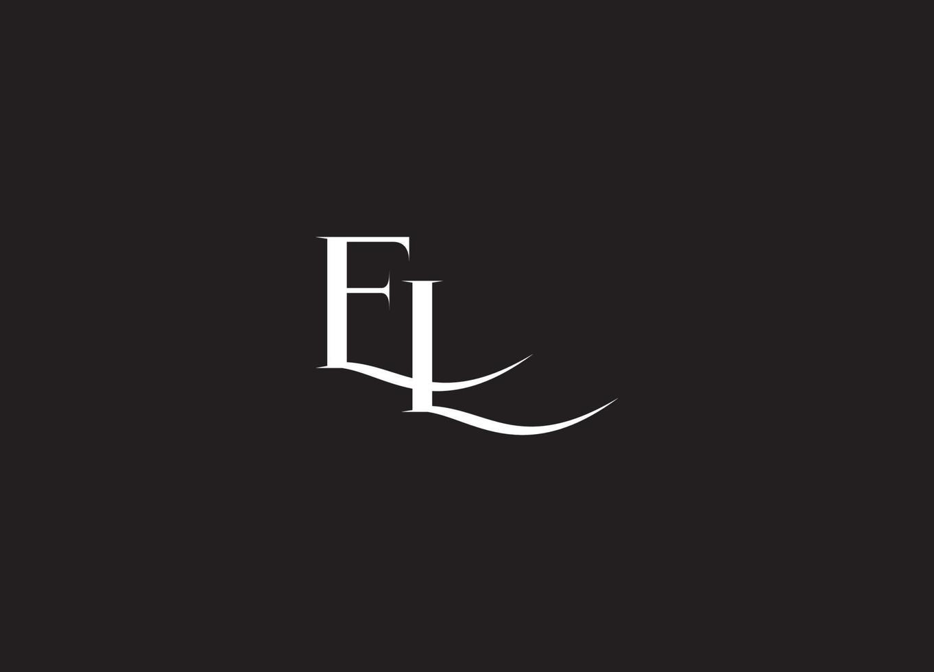 el-Logo-Design und Firmenlogo vektor