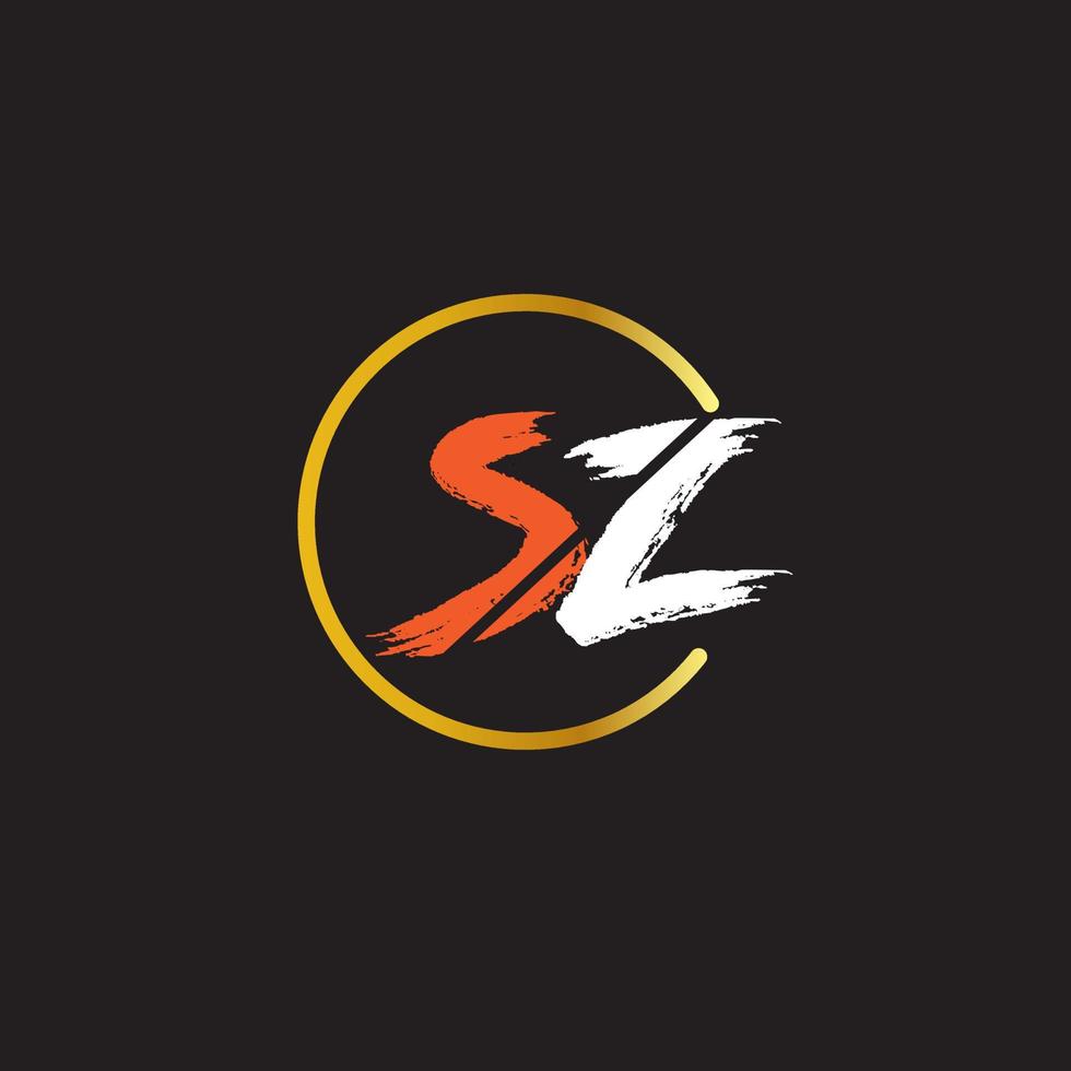 sz-Textlogo vektor