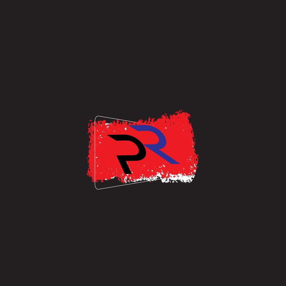 PR-Text-Logo vektor