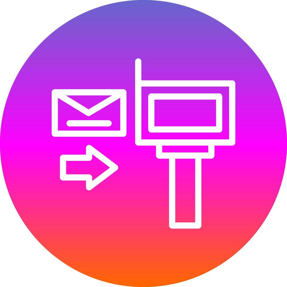 Direct-Mail-Vektor-Icon-Design vektor