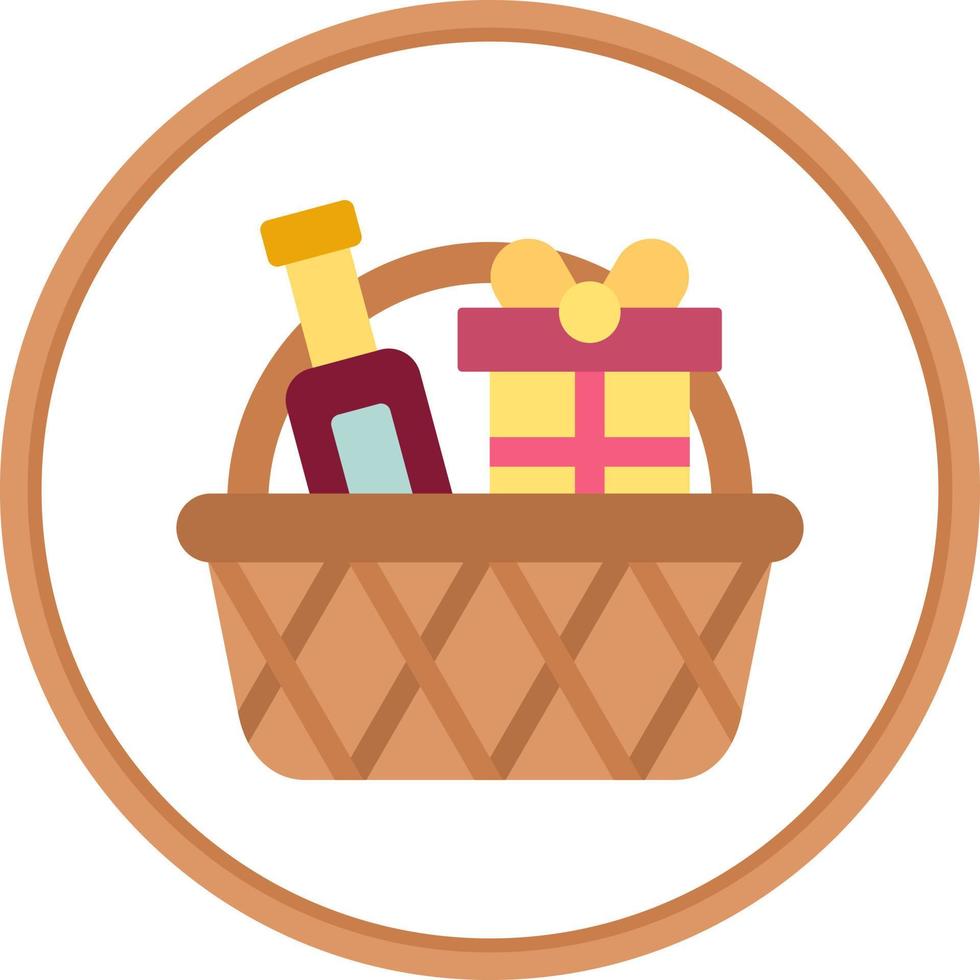 Geschenkpaket-Vektor-Icon-Design vektor