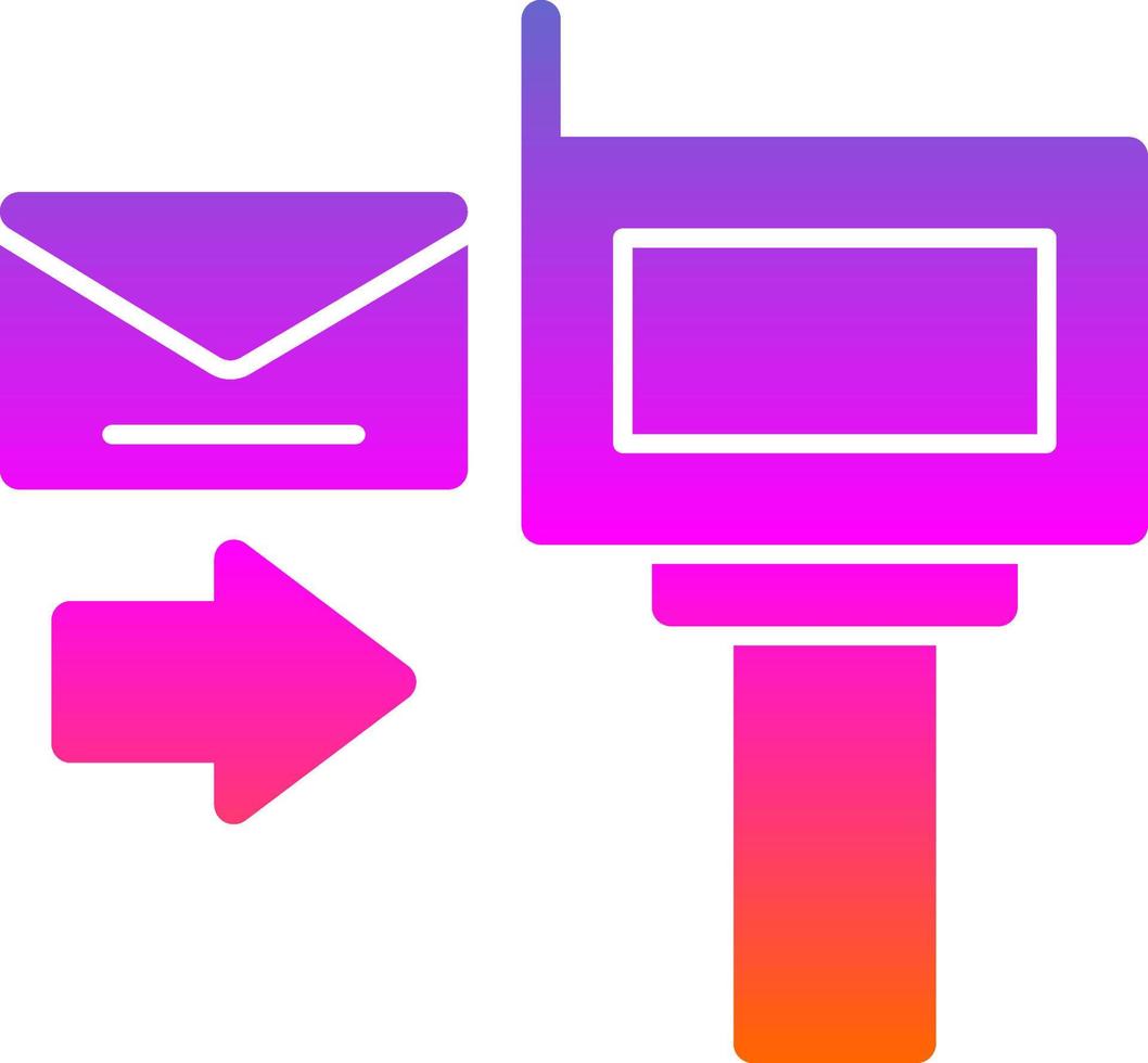 Direct-Mail-Vektor-Icon-Design vektor