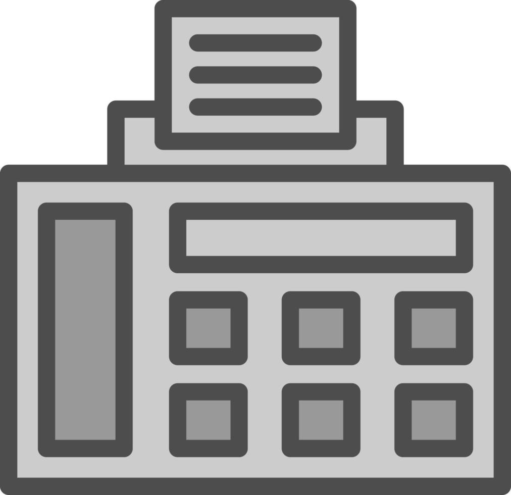 Fax-Vektor-Icon-Design vektor