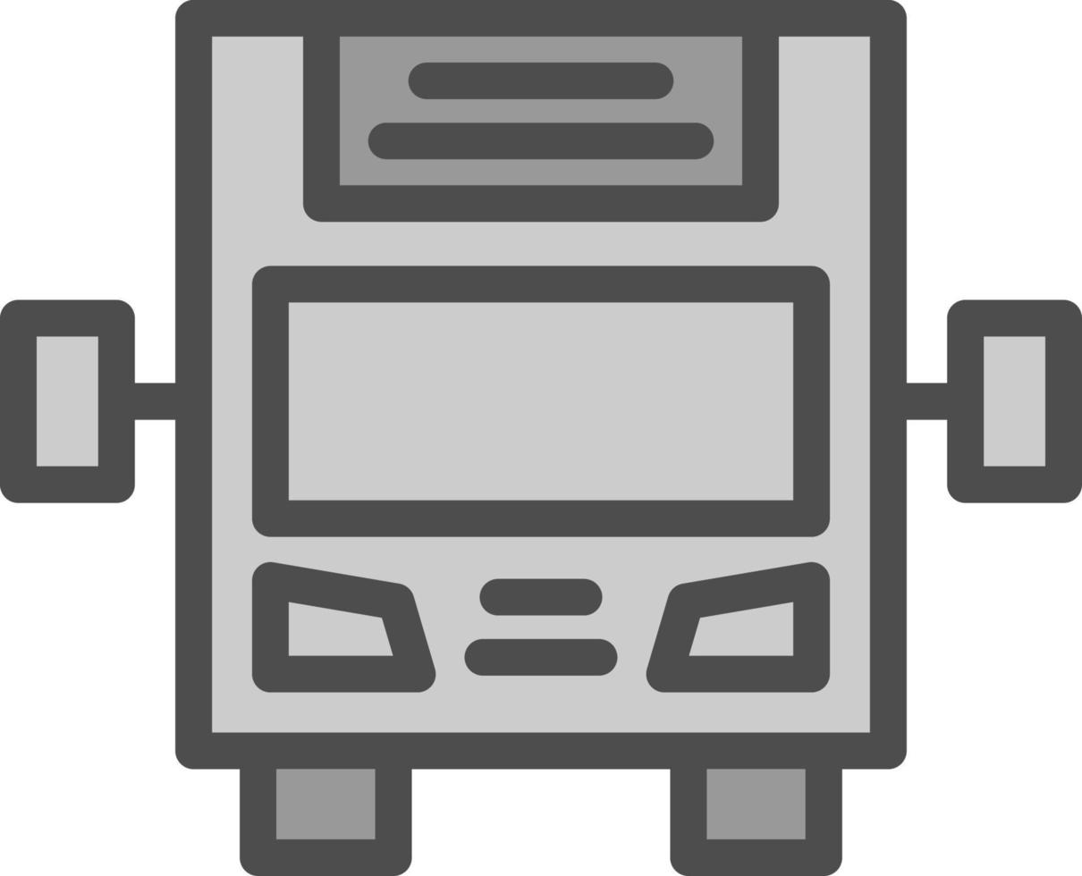 Bus-Display-Vektor-Icon-Design vektor