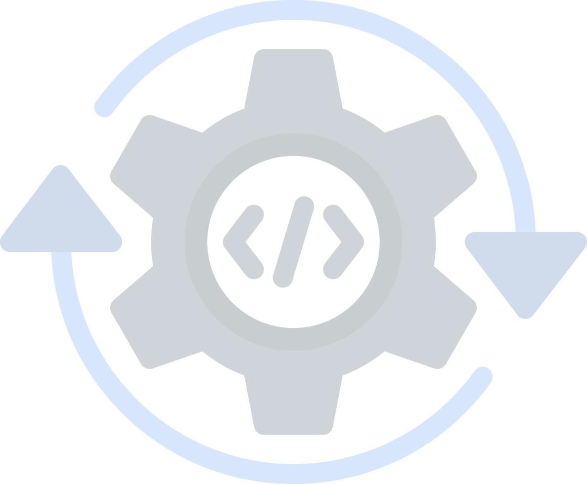 kontinuerlig integration vektor ikon design