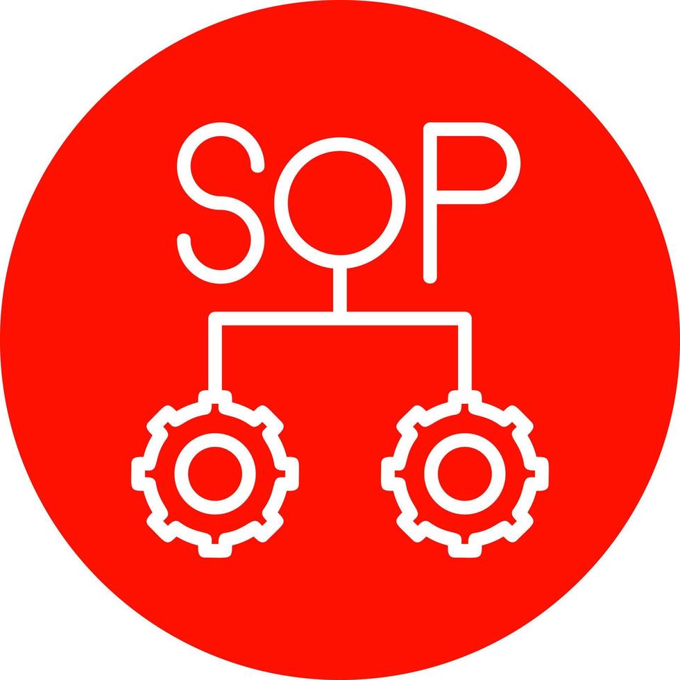 sop-Vektor-Icon-Design vektor