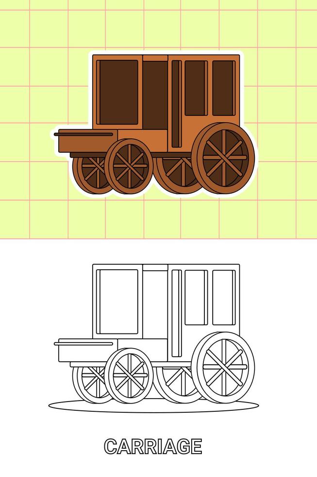 Malvorlagen aller Art Transport vektor