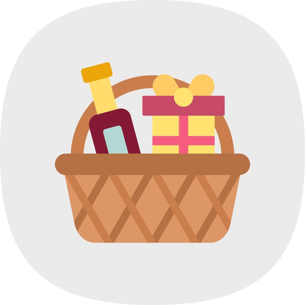 Geschenkpaket-Vektor-Icon-Design vektor