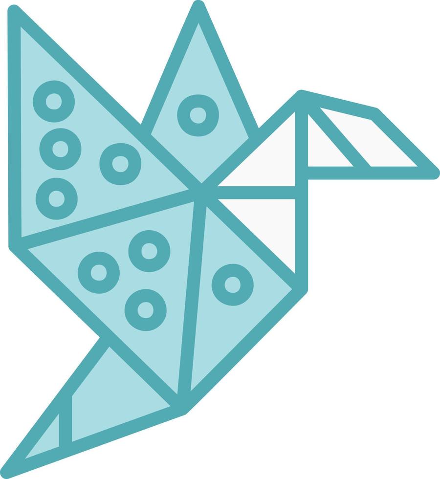 Origami-Vektorsymbol vektor