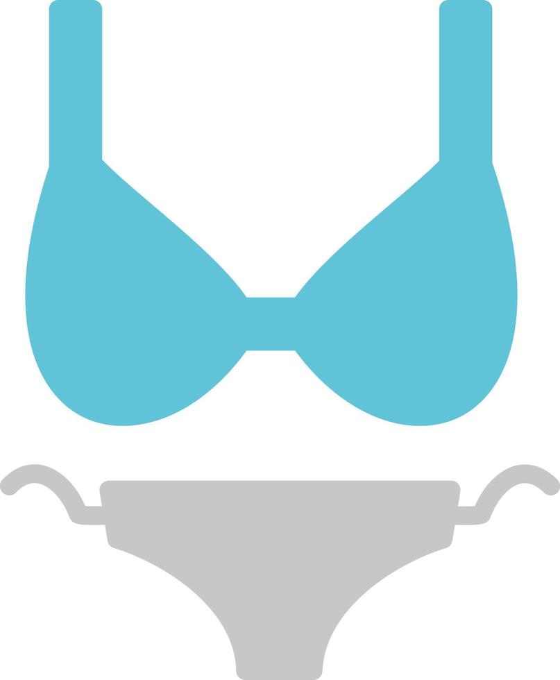 Bikini-Vektor-Symbol vektor