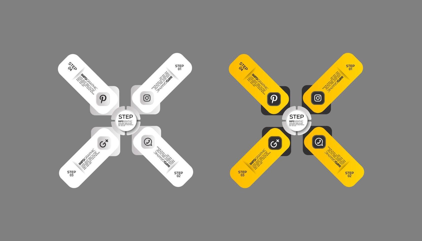 abstrakt företag infographics vektor